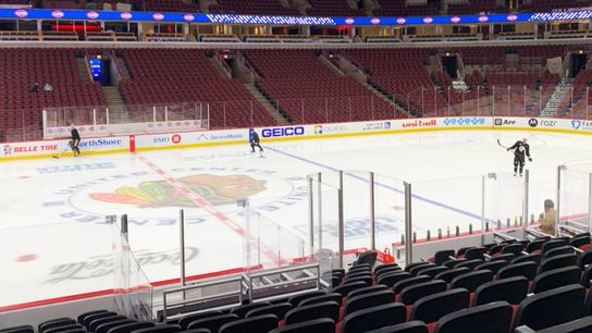Ruhwedel, Pettersson out of COVID protocol, back on the ice taken in Chicago (Penguins)